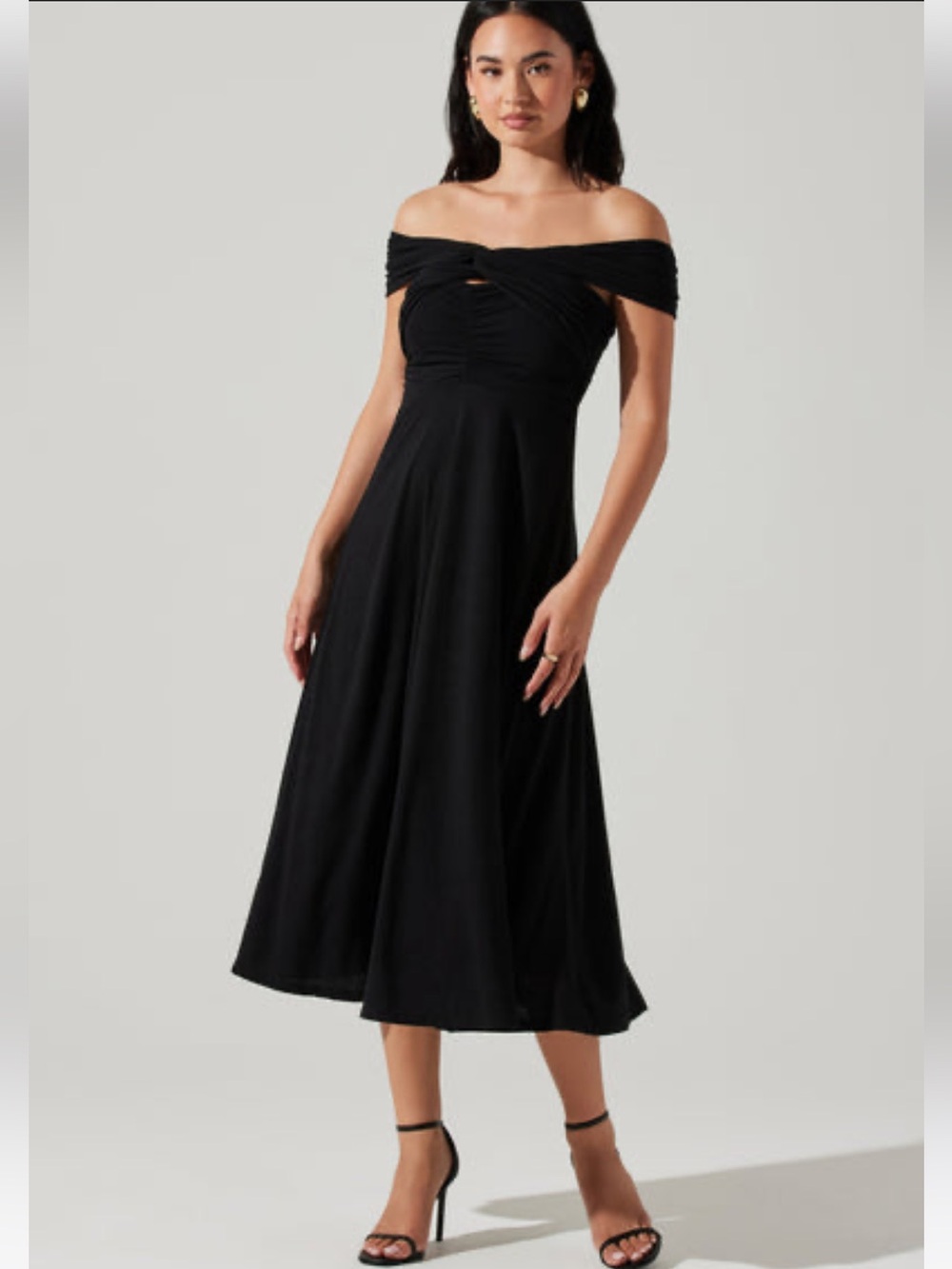 ASTR the label Balto off the shoulder midi dress